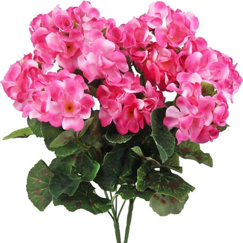 Red Artificial Begonia Flowers - Outdoor Window Box Decor, All-Weather
