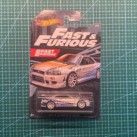 Jual Hot Wheels Fast Furious Nissan Skyline R Silver Shopee Indonesia