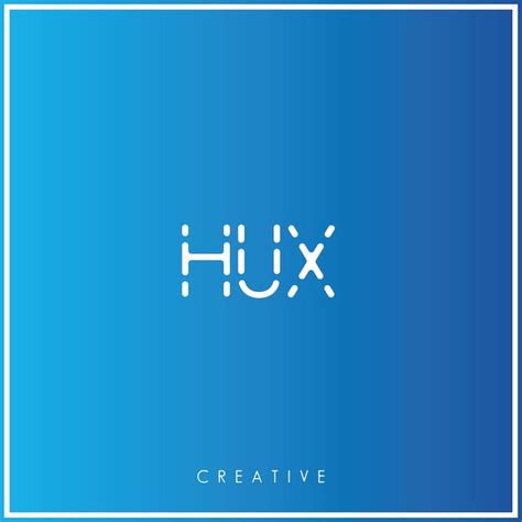 HUX Premium Vector Último diseño de logotipo Creative Logo Vector