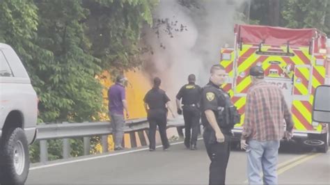 Good Samaritan Saves Firefighter From Truck Fire Wusa9