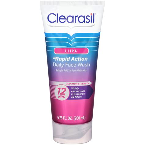 clearasil face wash 12
