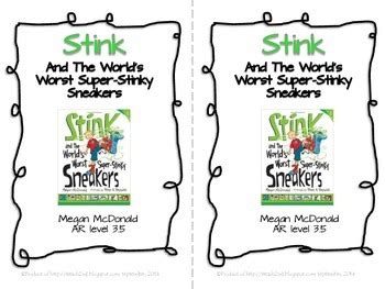 Stink and The World's Worst Super-Stinky Sneakers by Elementary Approved