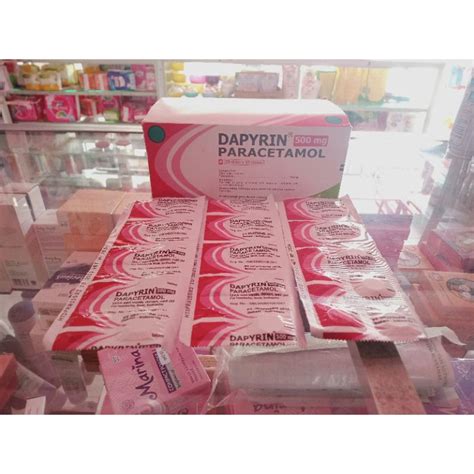 Jual DAPYRIN Paracetamol 1 Strip Isi 10 Tablet Shopee Indonesia