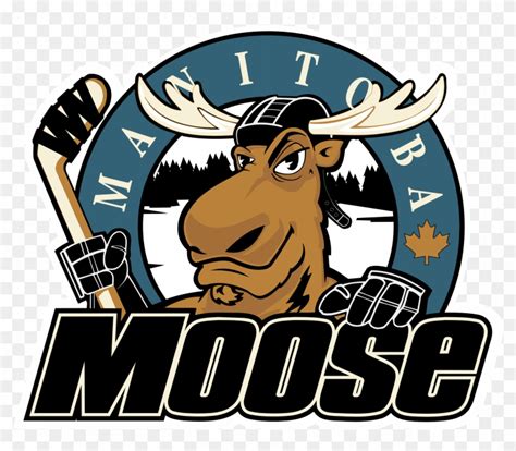 Manitoba Moose Logo Png Transparent - Hockey Moose, Png Download ...