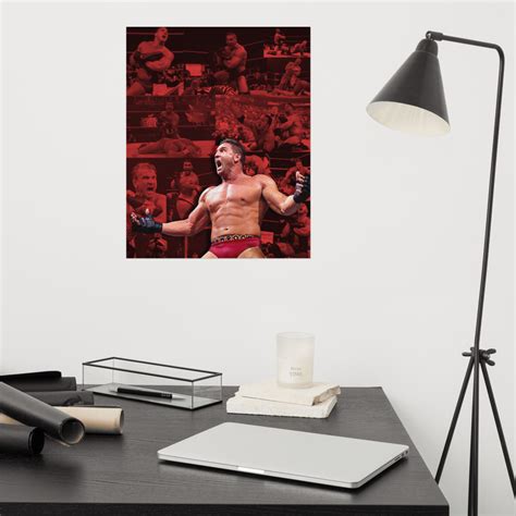 Ken Shamrock Ankle Lock Rampage Poster Matte Print (No Frame) - Ken Shamrock