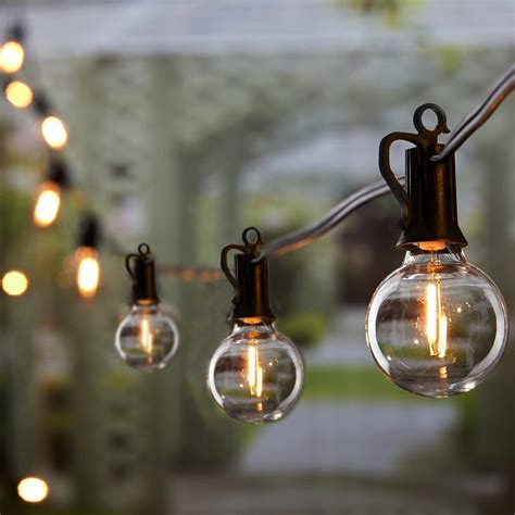 Brightown Outdoor String Lights - Connectable Dimmable LED Patio String ...