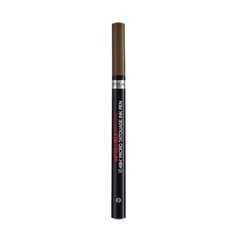 L Oreal Paris Infallible Brows 48H Ink Pen 3 0 Brunette Make Up Superdrug