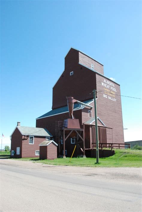 Alberta Wheat Pool Grain Elevator Big Valley Retroactive