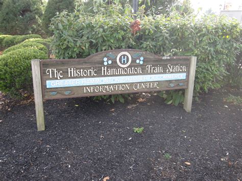 Hammonton Train Station Sign - Protecting the New Jersey Pinelands and ...