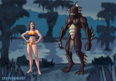 Woman And Monster Character Designs Commission By ZestyNugget Hentai Foundry
