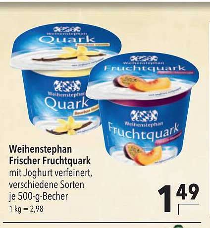 Weihenstephan Frischer Fruchtquark Angebot Bei Citti Markt Prospekte De