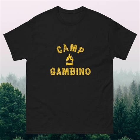 Camp Gambino T-Shirt - Childish Gambino Inspired Merch, T-Shirt S-5XL ...