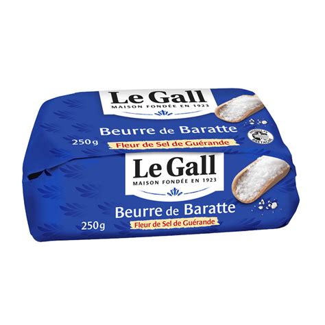 Beurre de baratte au sel de Guérande Maison Le Gall