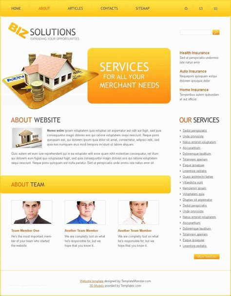 Business Website Templates Free Of 21 Free Business Website themes ...