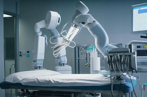 Premium Photo Medical Robot Performing With Intricate Tools And