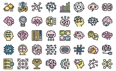 Brainstorm Icons Set Vector Flat 20266775 Vector Art At Vecteezy