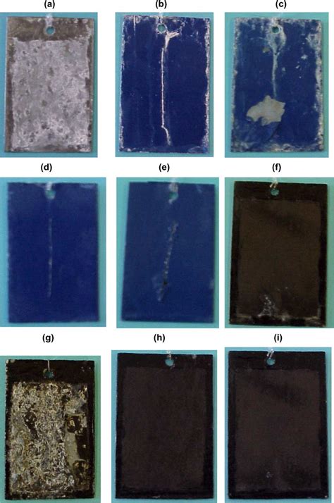 The Appearance Of The Samples Mm After The Salt Spray Test