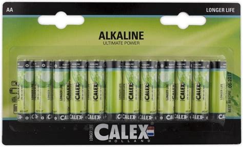 Calex 12 Pack AA Batterijen Penlite Alkaline Longlife Bol