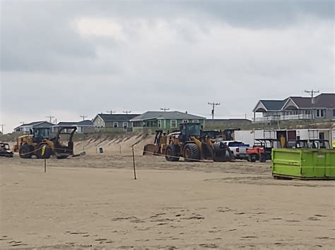 Beach Nourishment Completed In Kill Devil Hills Work Starts Off Kitty Hawk Wobx News