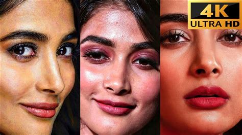 Pooja Hegde Close Up Face Lips K Pooja Hegde Vertical Edit K