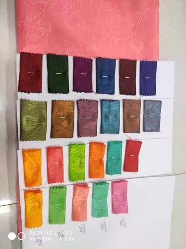 Rudraksh Fabrics 44 45 Dola Silk Fabric For Saree 5 5 M Separate