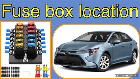 The Fuse Box Location On A 2020 Toyota Corolla YouTube