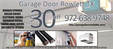 Garage Door Rowlett Tx Repair Broken Opener Rowlett Texas