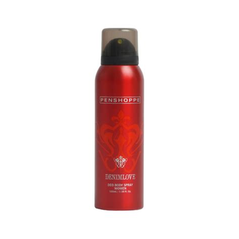 Penshoppe Denim Love Red Deo Body Spray For Women 100ml