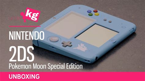 Nintendo 2ds Pokemon Moon Special Edition Unboxing 4k Youtube