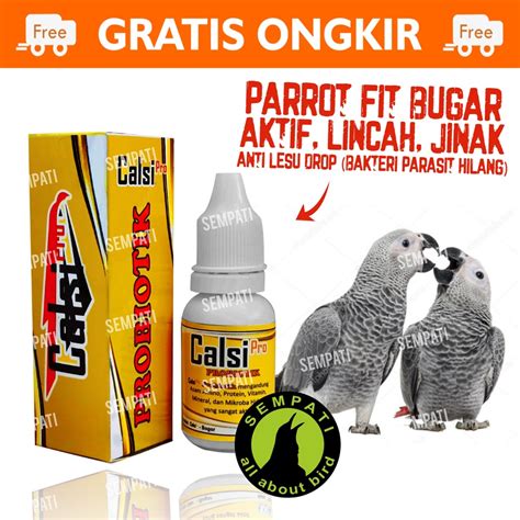 Jual CALSI PRO PROBIOTIK VITAMIN BURUNG MENINGKATKAN STAMINA