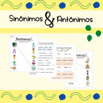 Sinónimos y Antónimos PDF Google Slides by Speech and Compassion