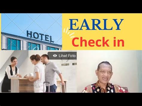 Early Check In Hotel Youtube