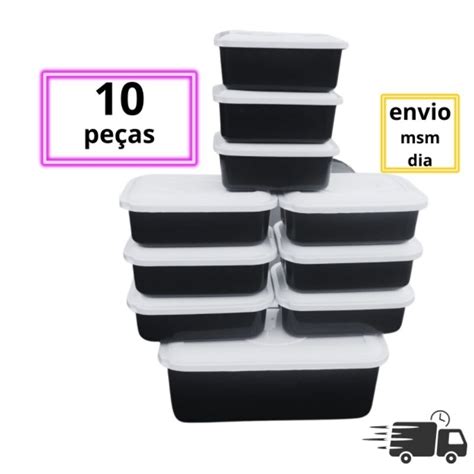 kit potes 10 peças para cozinha decoração jogo vasilhas pra casa porta