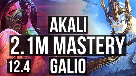 Akali Vs Galio Mid M Mastery Legendary Games Na