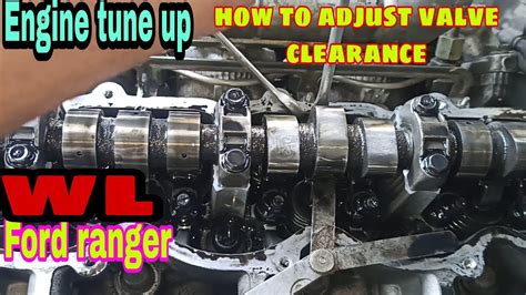 How To Adjust Valve Clearance Single Overhead Camshaft Ford Ranger Wl