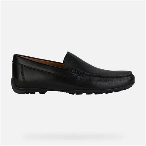 Geox® Kosmopolis Grip Mocassins En Cuir Noirs Homme Geox® Pe