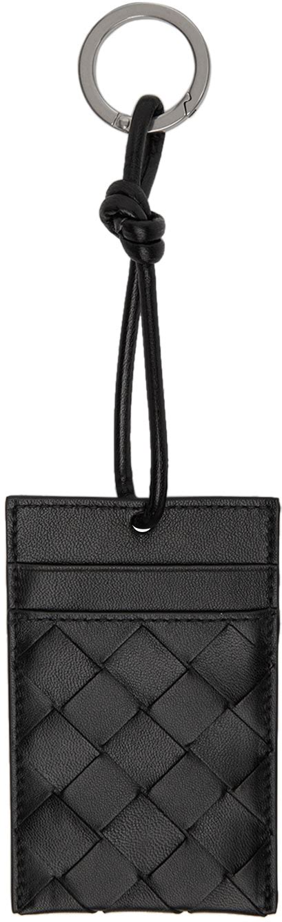 Bottega Veneta Black Intrecciato Multi Card Holder SSENSE Canada