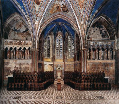 View of the transept and apse from the east by CIMABUE