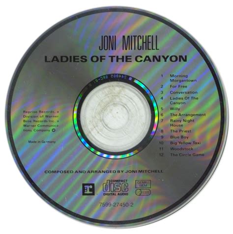 joni mitchell ladies   canyon german cd album rarevinylcom