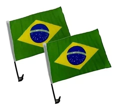 Kit Bandeira Do Brasil Copa Do Mundo C Haste Carro Moto Mercadolivre