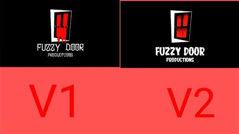 All Fuzzy Door Productions Comparison Logo Horror Remake V1 V2 Youtube