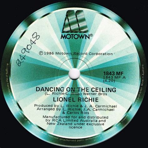 Lionel Richie - Dancing On The Ceiling (1986, Vinyl) | Discogs