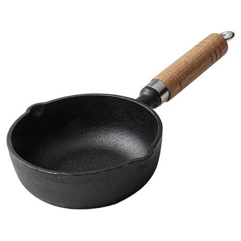 13cm Mini Cast Iron Frying Pan Portable Skillet For Camping And Travel