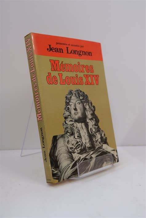 Jean Longnon M Moires De Louis Xiv Livre Rare Book