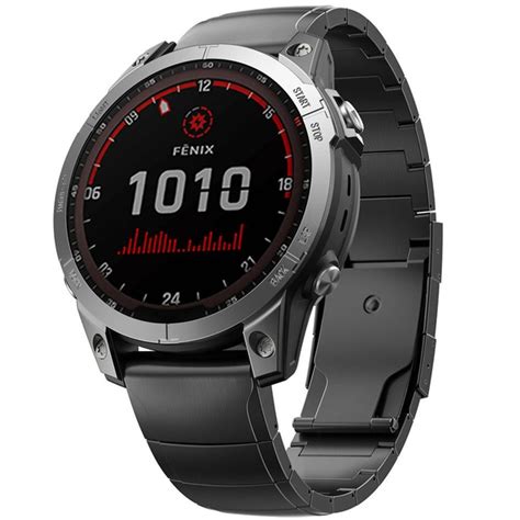 Ремешок из титанового сплава Garmin, QuickFit 26 мм/22 мм, подходит для ...