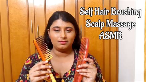 Asmr Hair Brushing Scalp Massage Playing With Hair Tapping Scratching No Talking Youtube