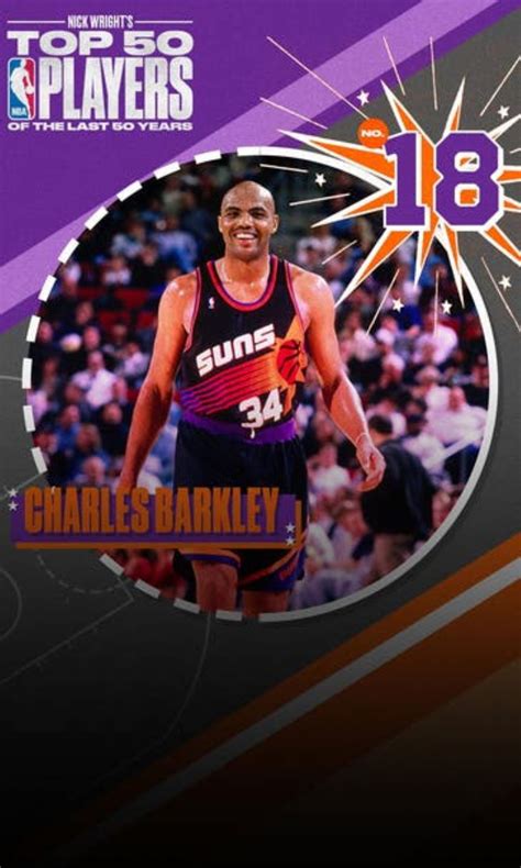 Top 50 Nba Players From Last 50 Years Charles Barkley Ranks No 18