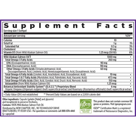 Omega-3 Complex | Heart-Healthy Fish Oil | New Chapter