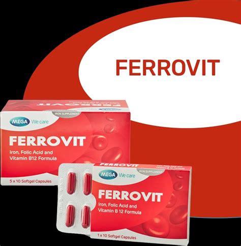 ferrovit essential iron  vitamins  womens health megawecare