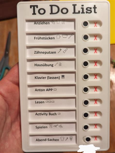 Grevosea 2 Stück Checklist Boards adhs hilfsmittel To do liste